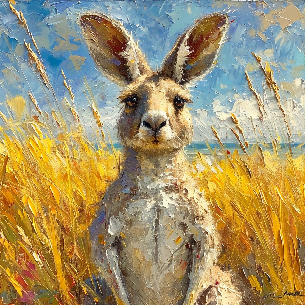 Impressionism: kangaroo